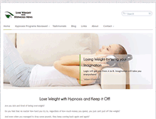 Tablet Screenshot of loseweightwithhypnosisnews.com